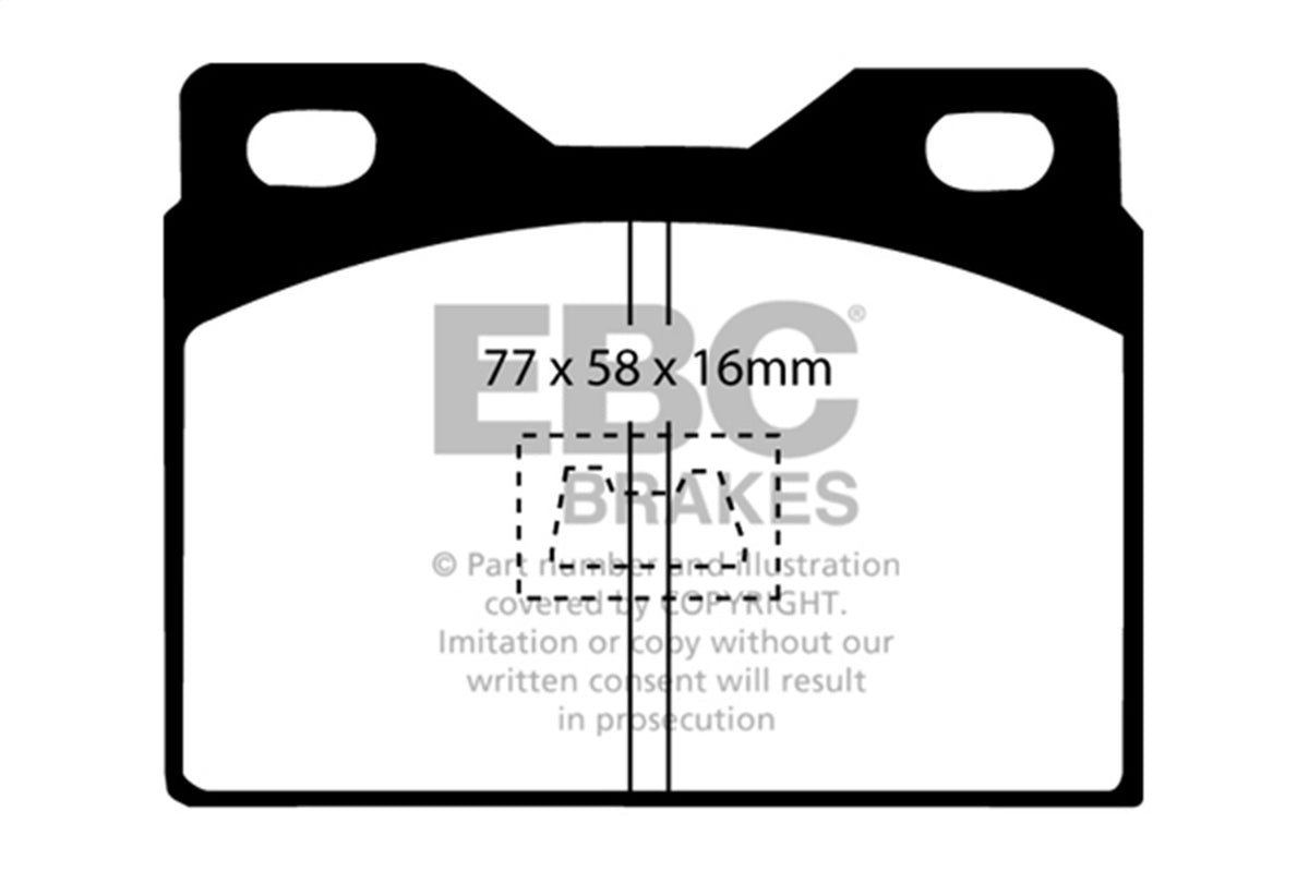 EBC Brakes - Greenstuff 2000 Series Sport Brake Pads - DP2220
