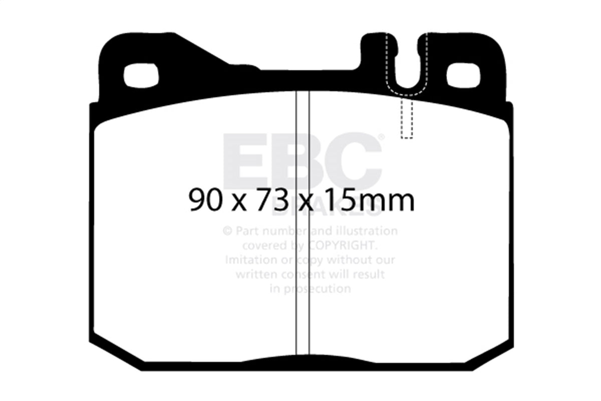 EBC Brakes - Greenstuff 2000 Series Sport Brake Pads - DP2261
