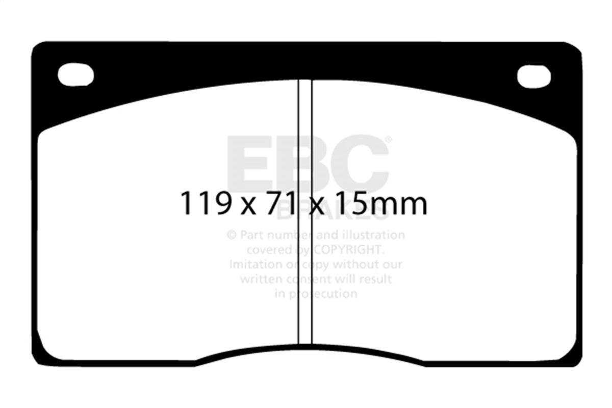 EBC Brakes - Ultimax OEM Replacement Brake Pads - UD135
