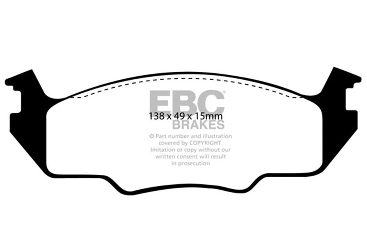 EBC Brakes - Greenstuff 2000 Series Sport Brake Pads - DP2366