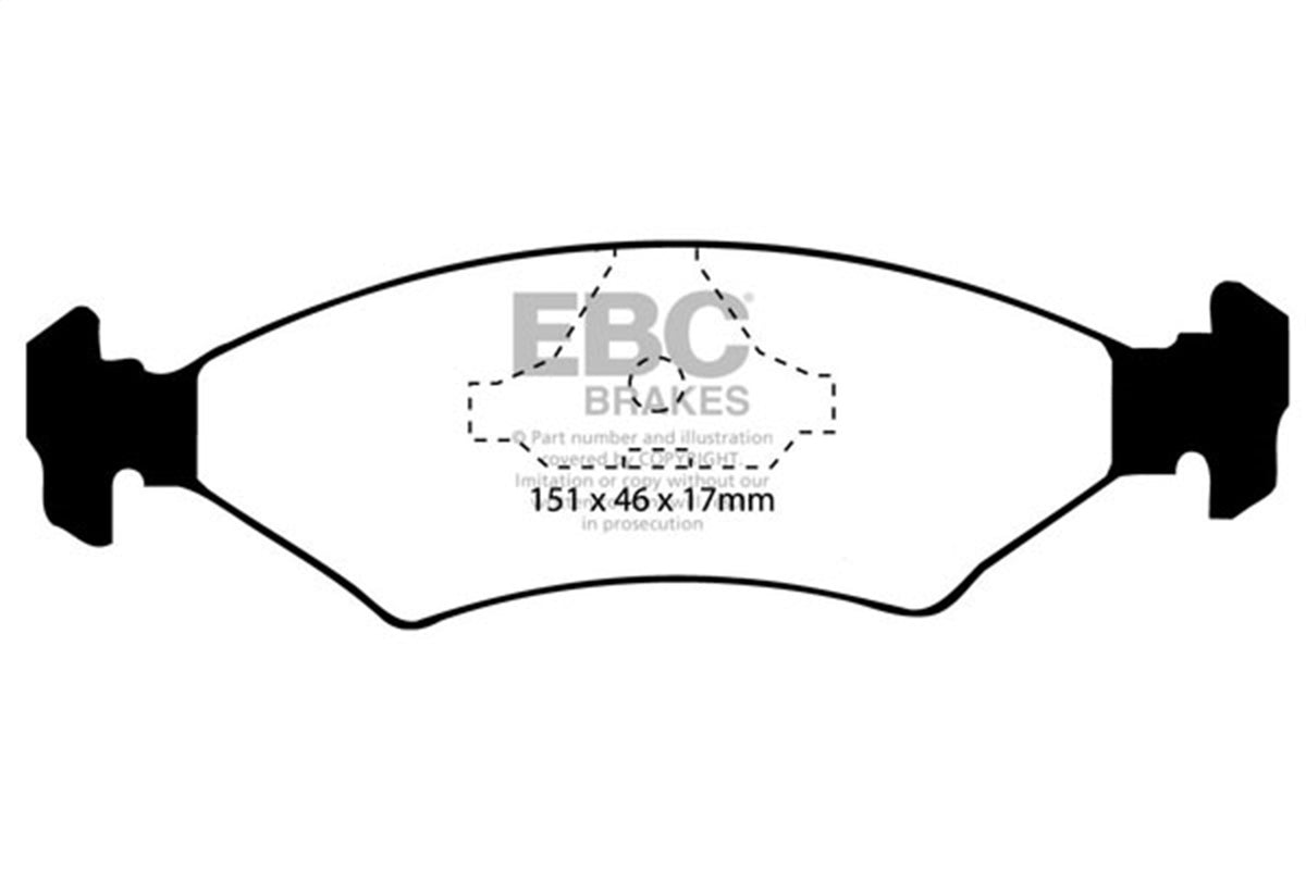 EBC Brakes - Ultimax OEM Replacement Brake Pads - UD350