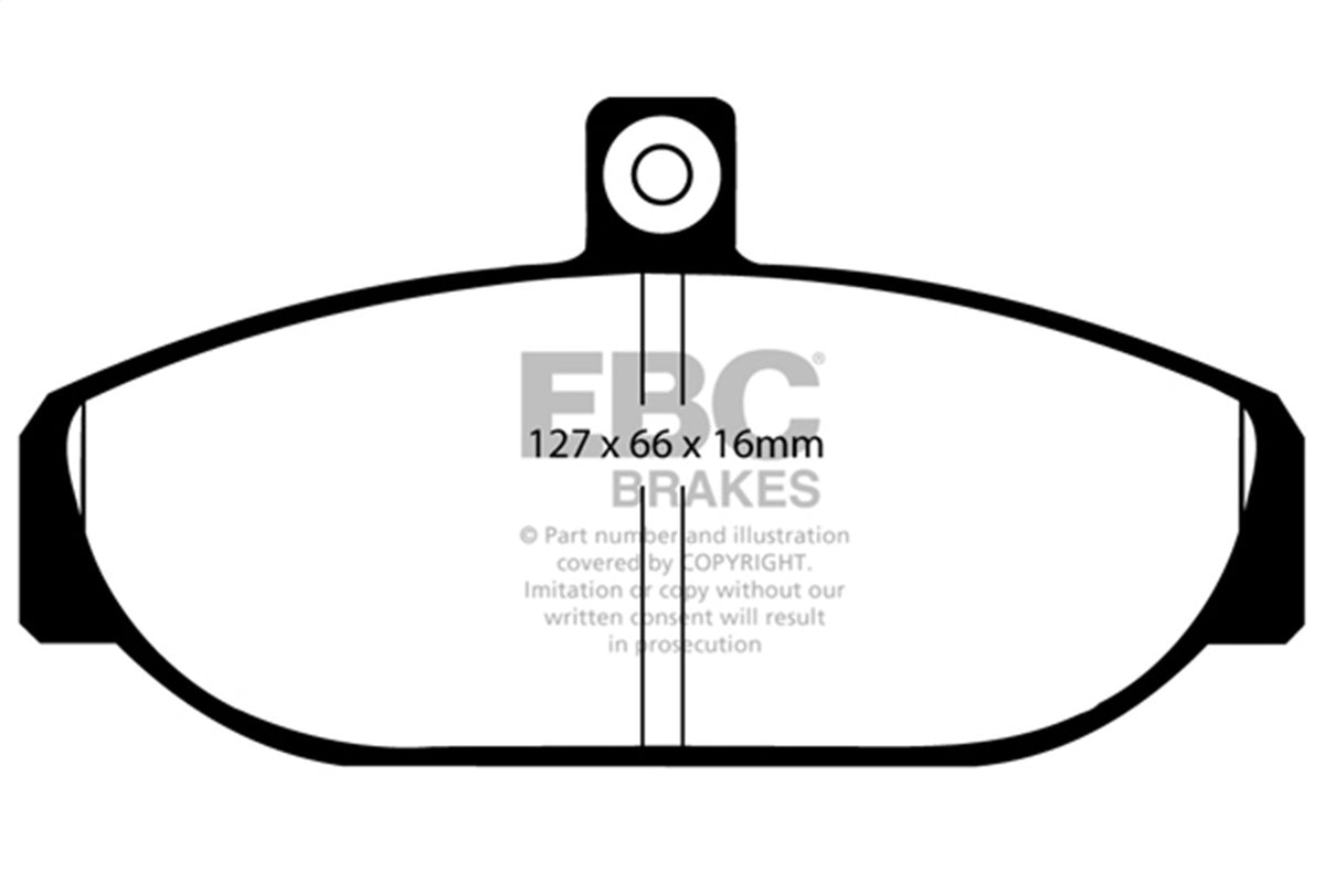 EBC Brakes - Greenstuff 2000 Series Sport Brake Pads - DP2435