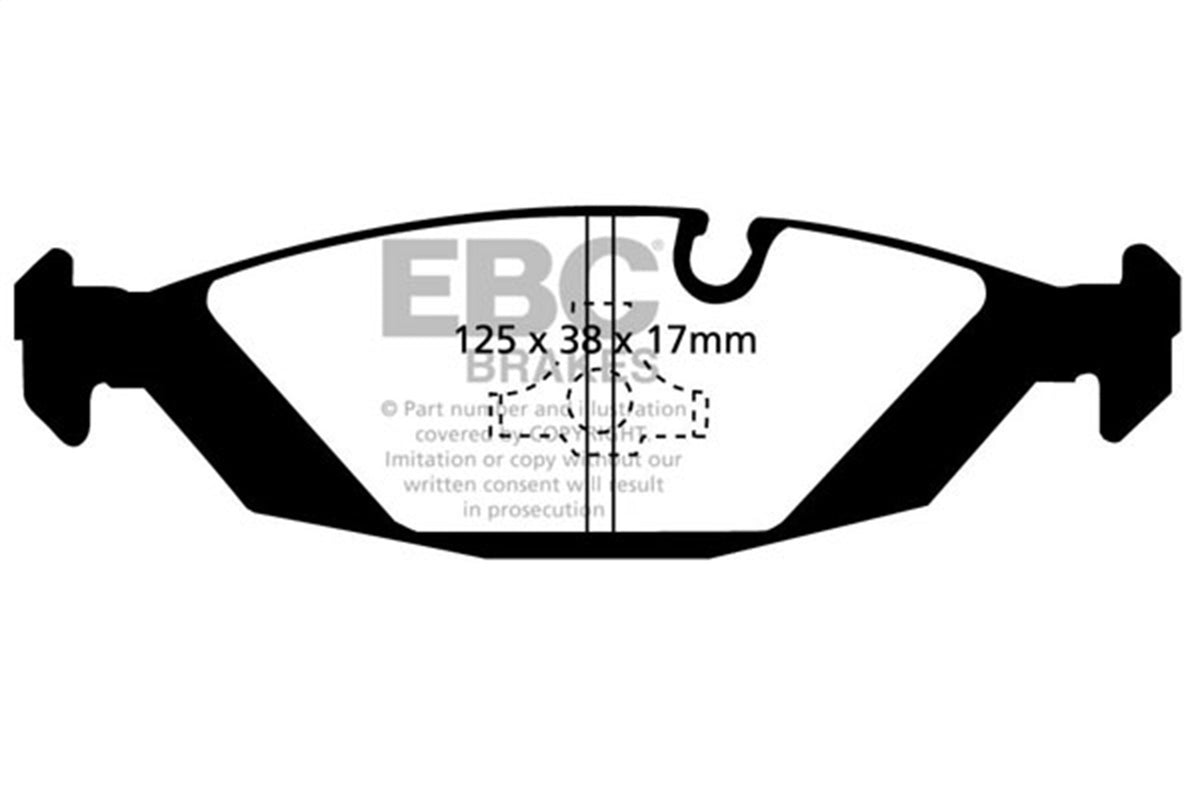 EBC Brakes - Greenstuff 2000 Series Sport Brake Pads - DP2447