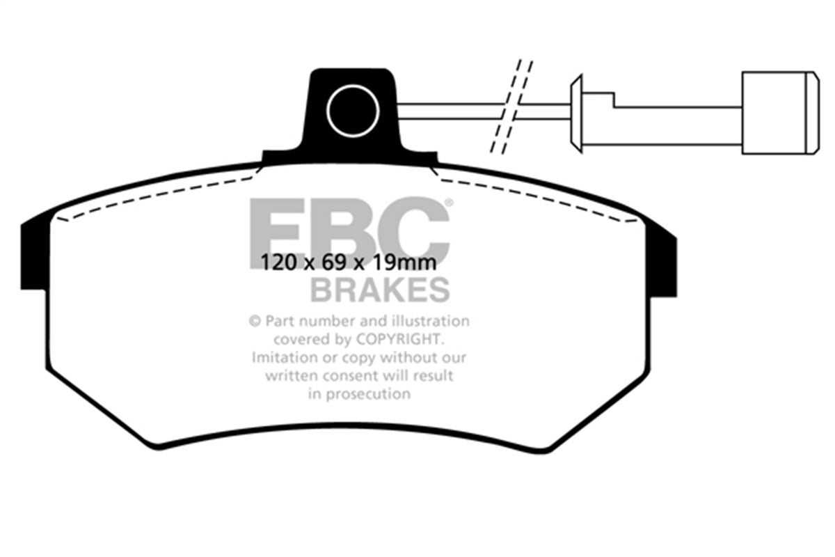 EBC Brakes - Ultimax OEM Replacement Brake Pads - UD290