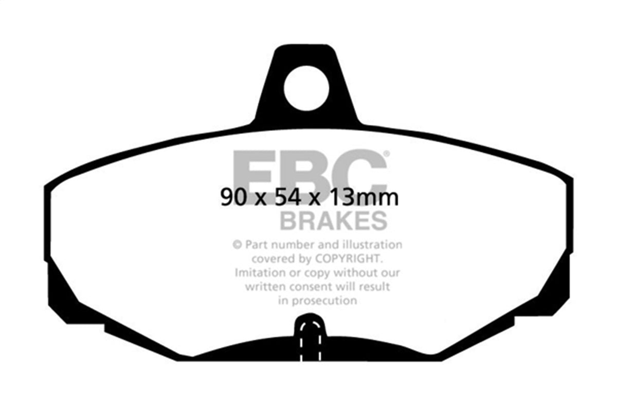 EBC Brakes - Greenstuff 2000 Series Sport Brake Pads - DP2617