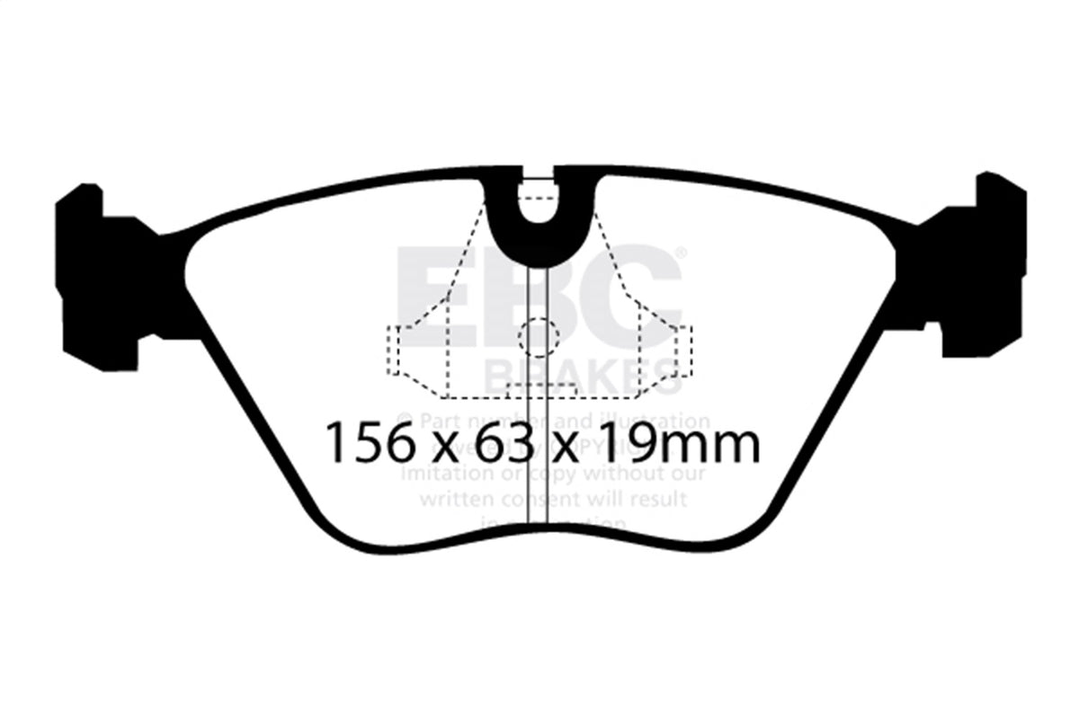 EBC Brakes - Greenstuff 2000 Series Sport Brake Pads - DP2689