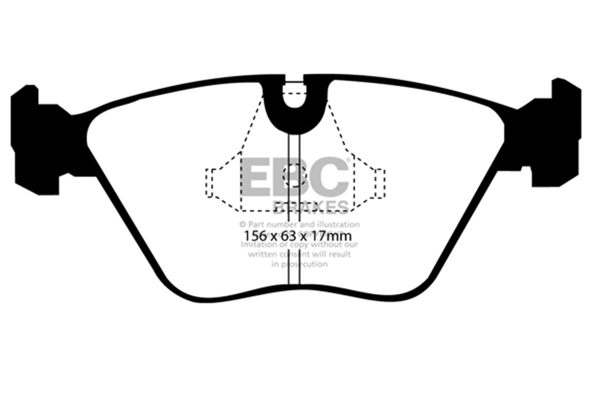 EBC Brakes - Ultimax OEM Replacement Brake Pads - UD3941