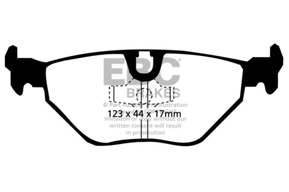 EBC Brakes - Greenstuff 2000 Series Sport Brake Pads - DP2690