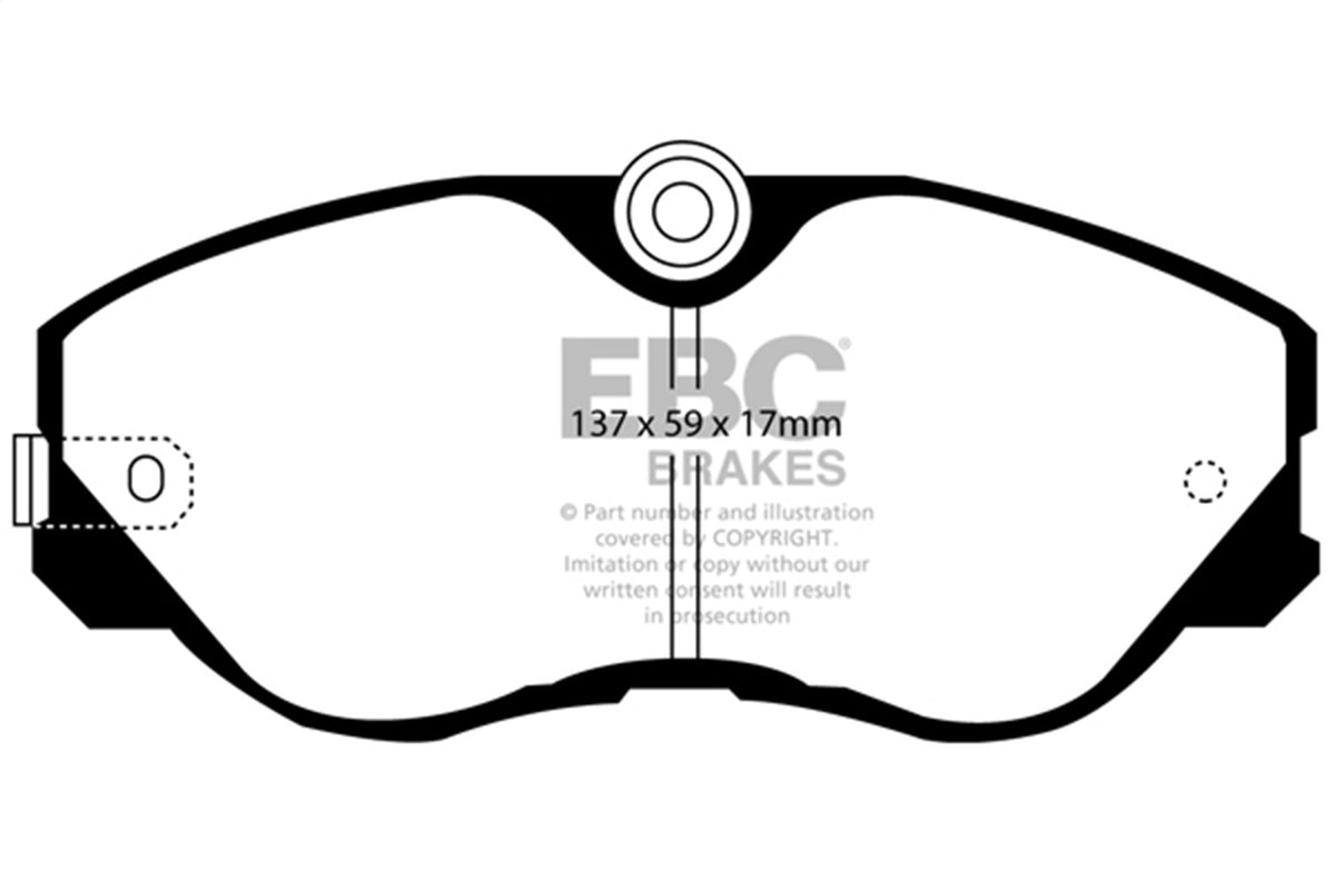 EBC Brakes - Ultimax OEM Replacement Brake Pads - UD358