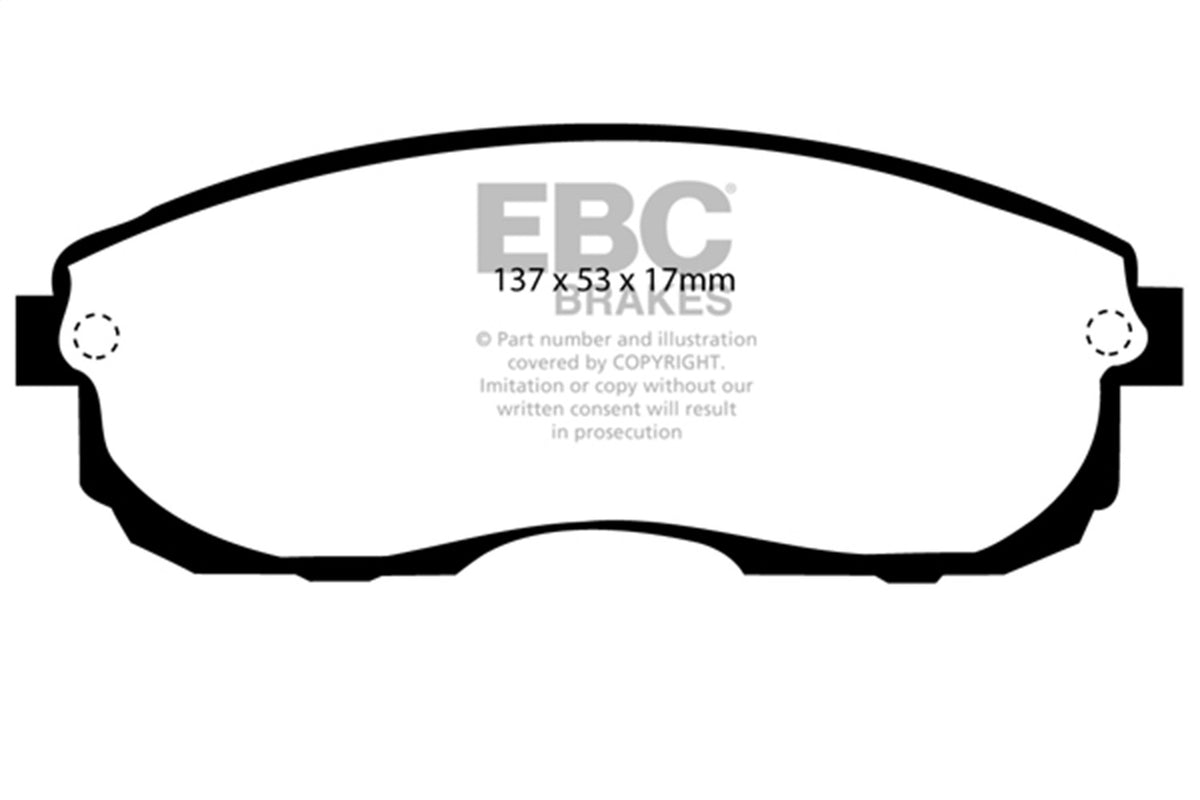 EBC Brakes - Yellowstuff Street And Track Brake Pads - DP4775R
