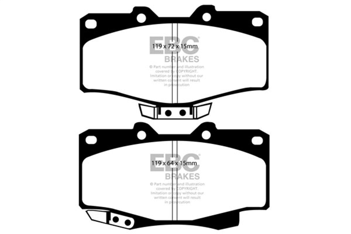 EBC Brakes - 6000 Series Greenstuff Truck/SUV Brakes Disc Pads - DP6807