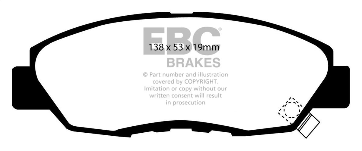 EBC Brakes - Ultimax OEM Replacement Brake Pads - UD465