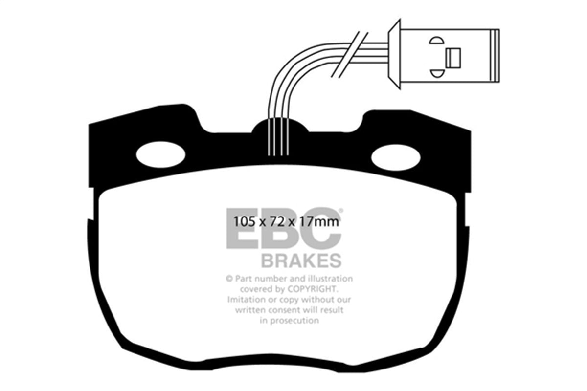 EBC Brakes - Ultimax OEM Replacement Brake Pads - UD520