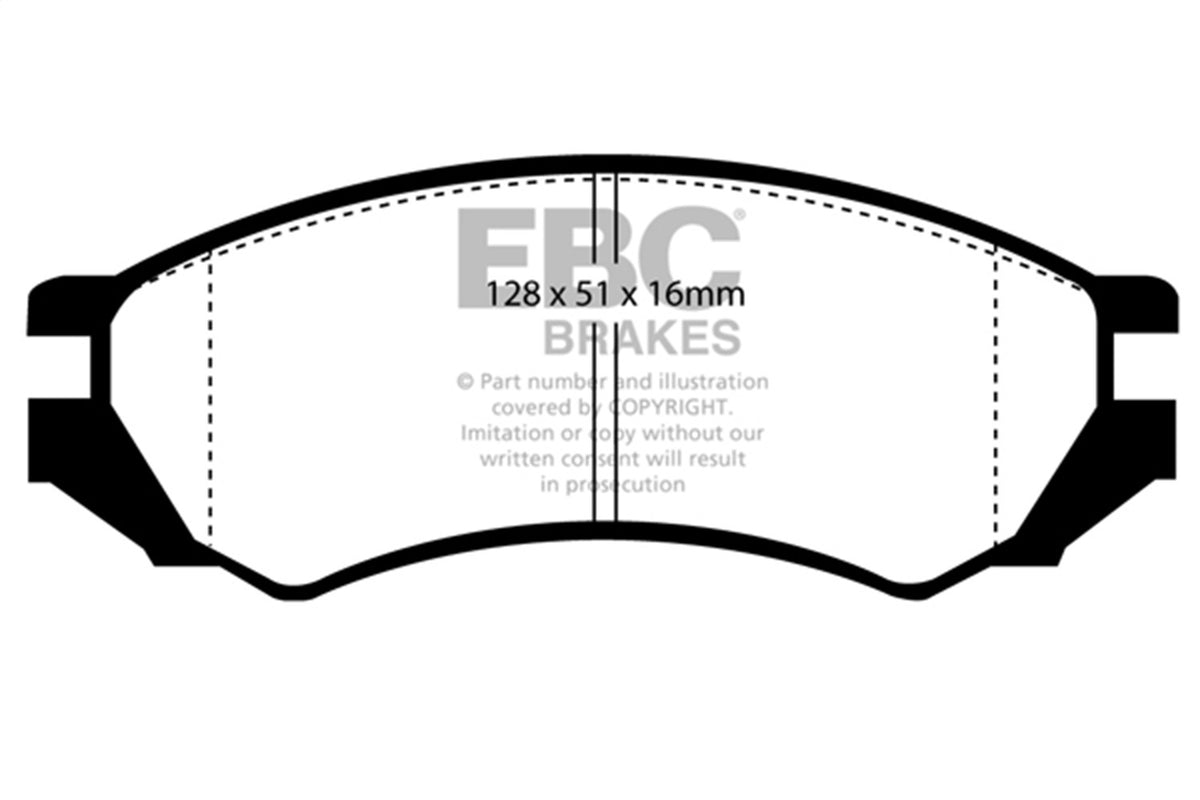 EBC Brakes - Ultimax OEM Replacement Brake Pads - UD549