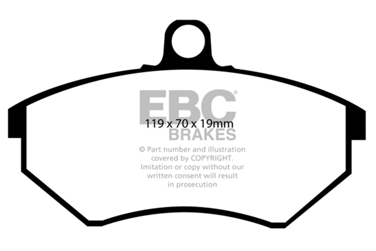 EBC Brakes - Ultimax OEM Replacement Brake Pads - UD684