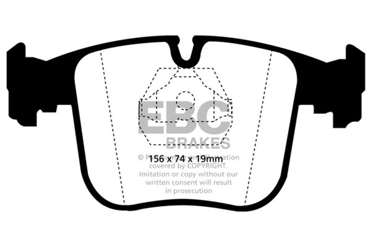 EBC Brakes - Greenstuff 2000 Series Sport Brake Pads - DP2870