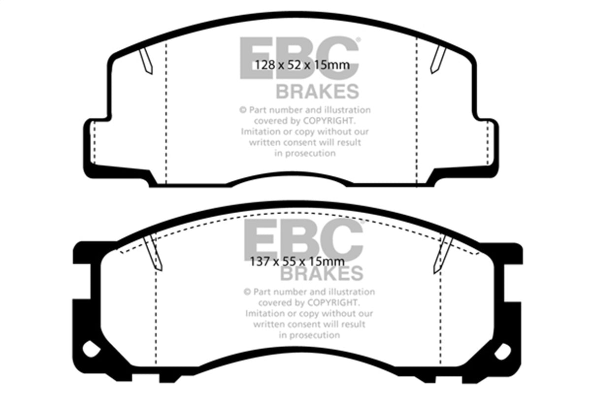 EBC Brakes - Ultimax OEM Replacement Brake Pads - UD500