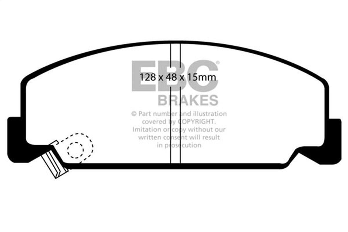 EBC Brakes - Greenstuff 2000 Series Sport Brake Pads - DP2911