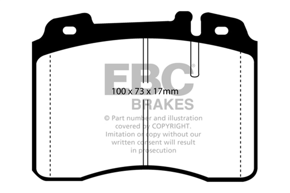 EBC Brakes - Greenstuff 2000 Series Sport Brake Pads - DP2927