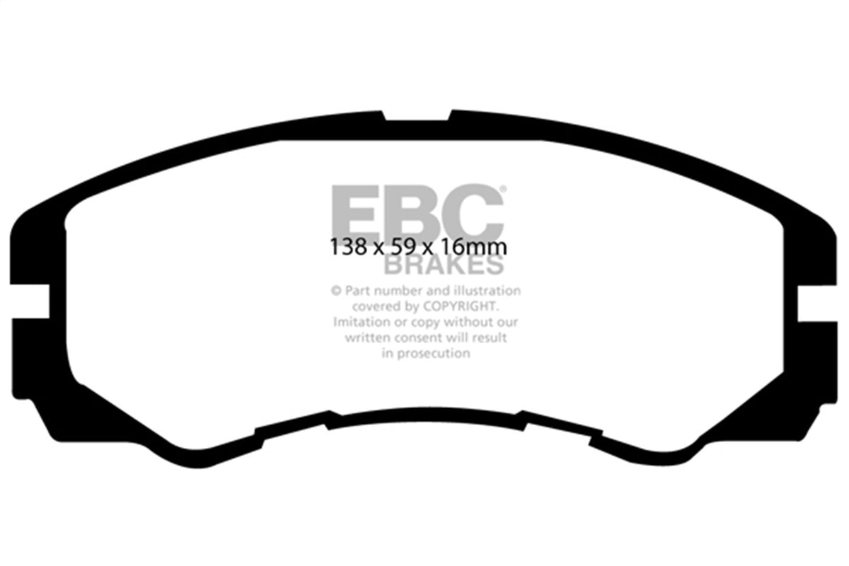 EBC Brakes - Ultimax OEM Replacement Brake Pads - UD579