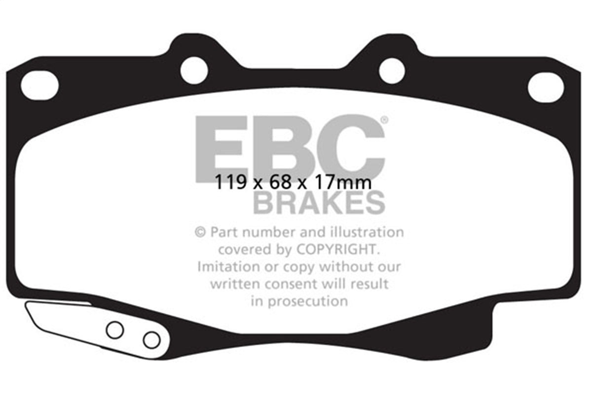 EBC Brakes - Bluestuff NDX Full Race Brake Pads - DP52005NDX