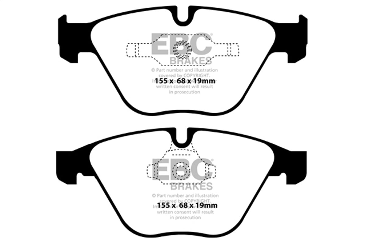 EBC Brakes - Greenstuff 2000 Series Sport Brake Pads - DP22006