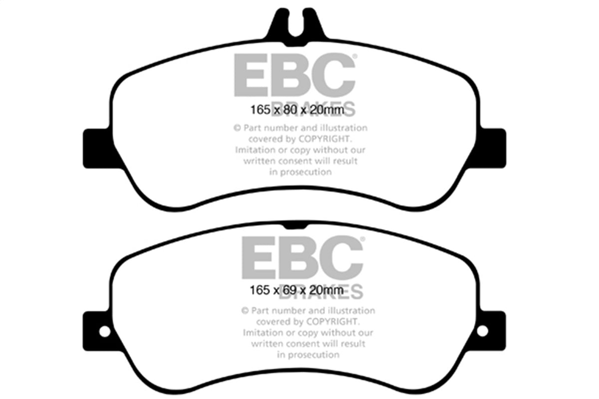 EBC Brakes - Yellowstuff Street And Track Brake Pads - DP42011R