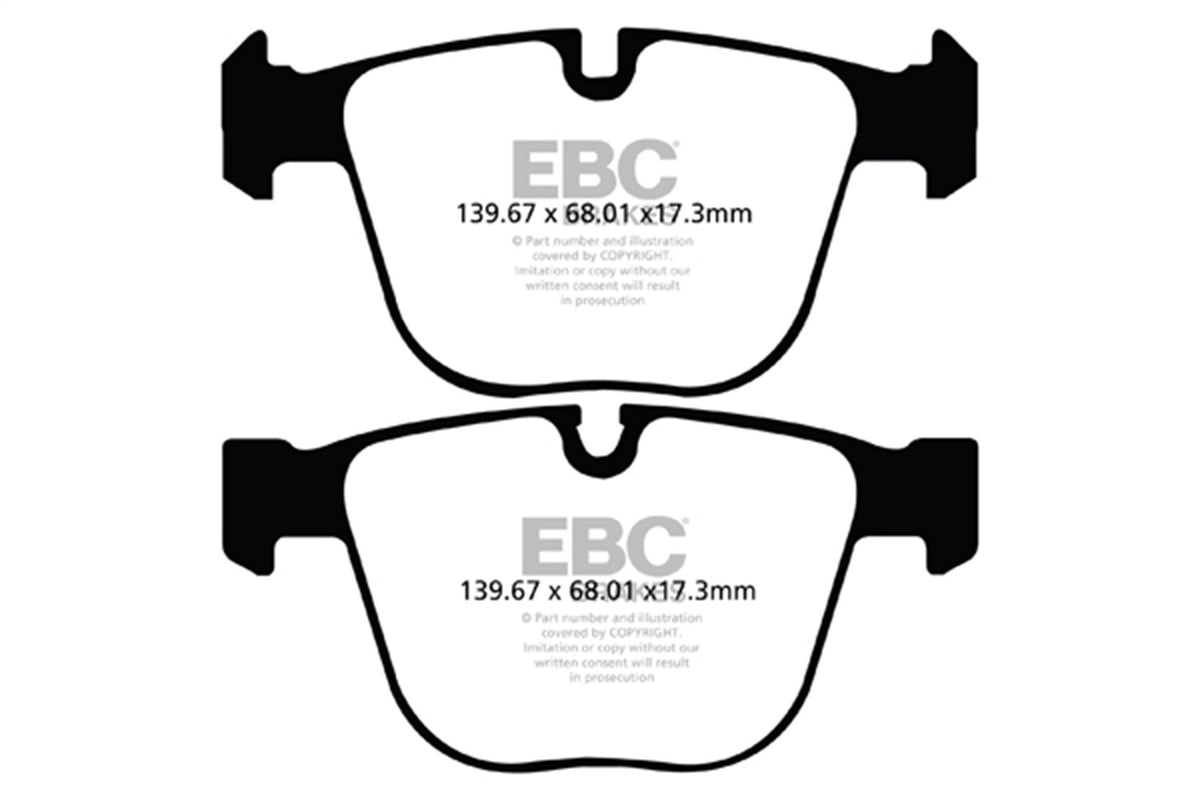 EBC Brakes - Redstuff Ceramic Low Dust Brake Pads - DP32020C