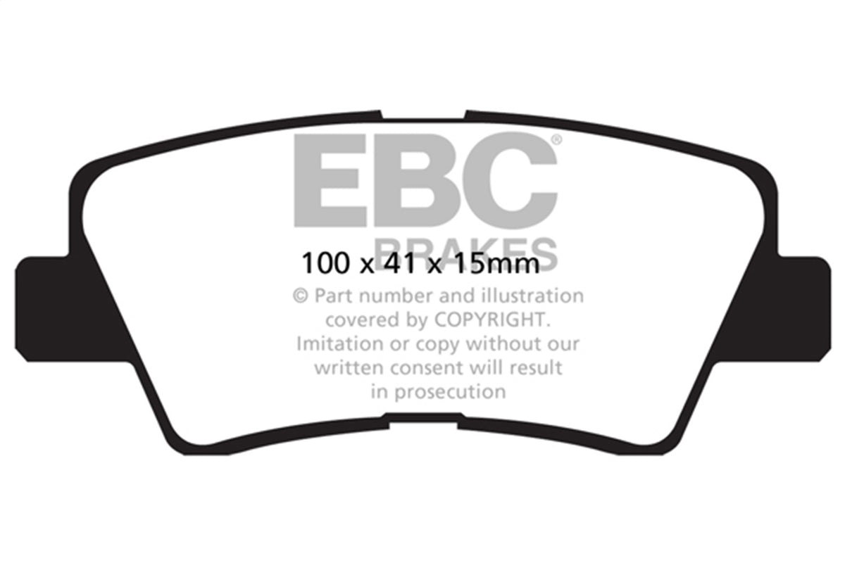 EBC Brakes - Yellowstuff Street And Track Brake Pads - DP42031R