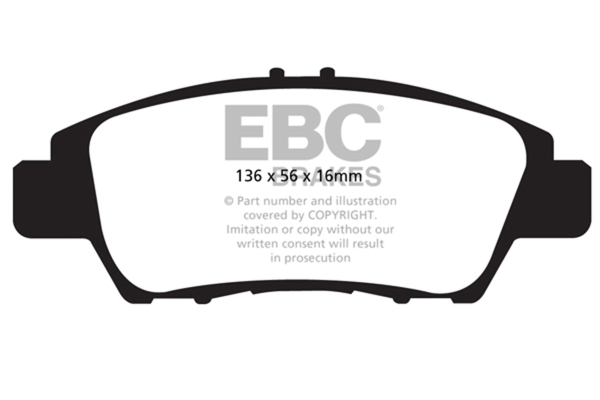 EBC Brakes - Greenstuff 2000 Series Sport Brake Pads - DP22041