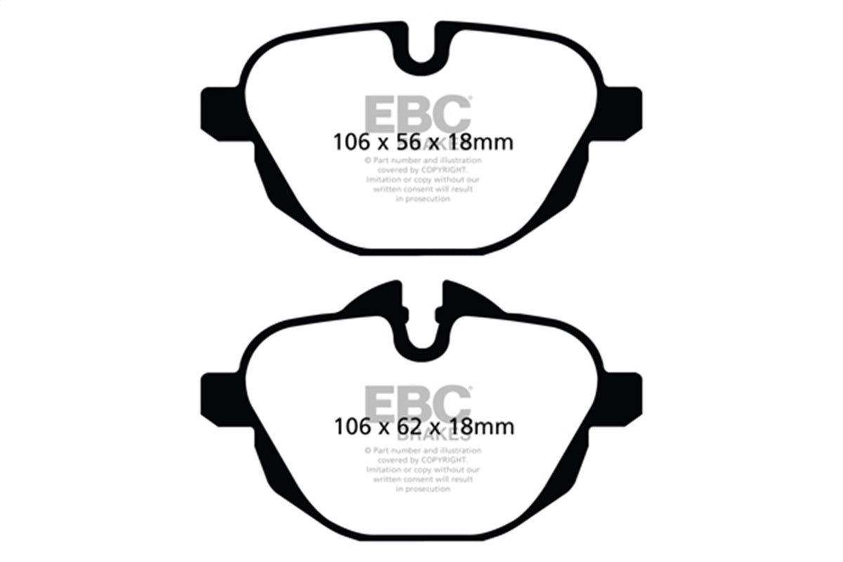 EBC Brakes - Ultimax OEM Replacement Brake Pads - UD1473