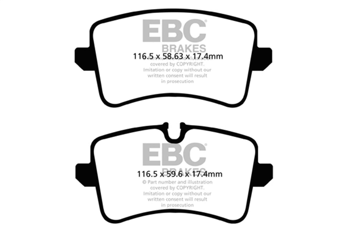 EBC Brakes - Greenstuff 2000 Series Sport Brake Pads - DP22082