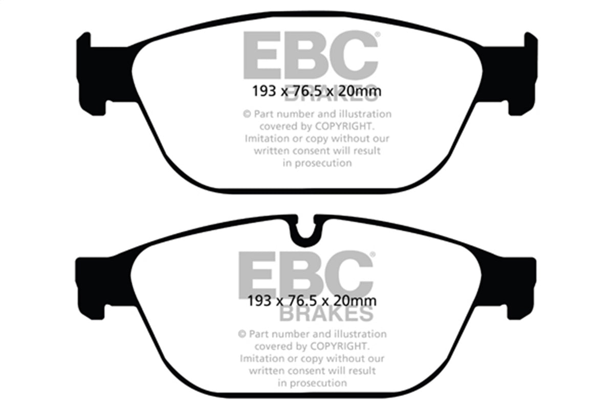 EBC Brakes - Greenstuff 2000 Series Sport Brake Pads - DP22087