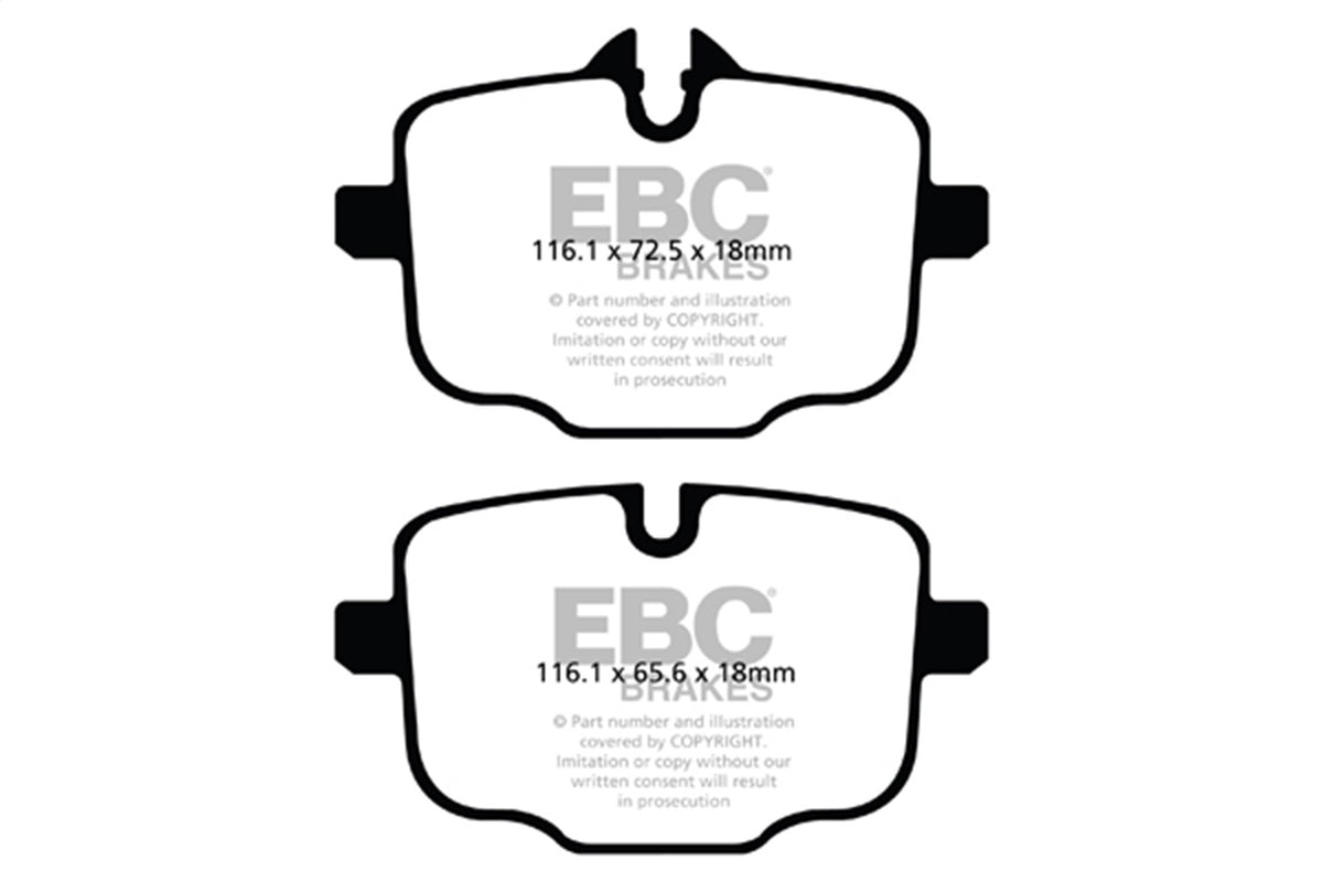 EBC Brakes - Bluestuff NDX Full Race Brake Pads - DP52089NDX