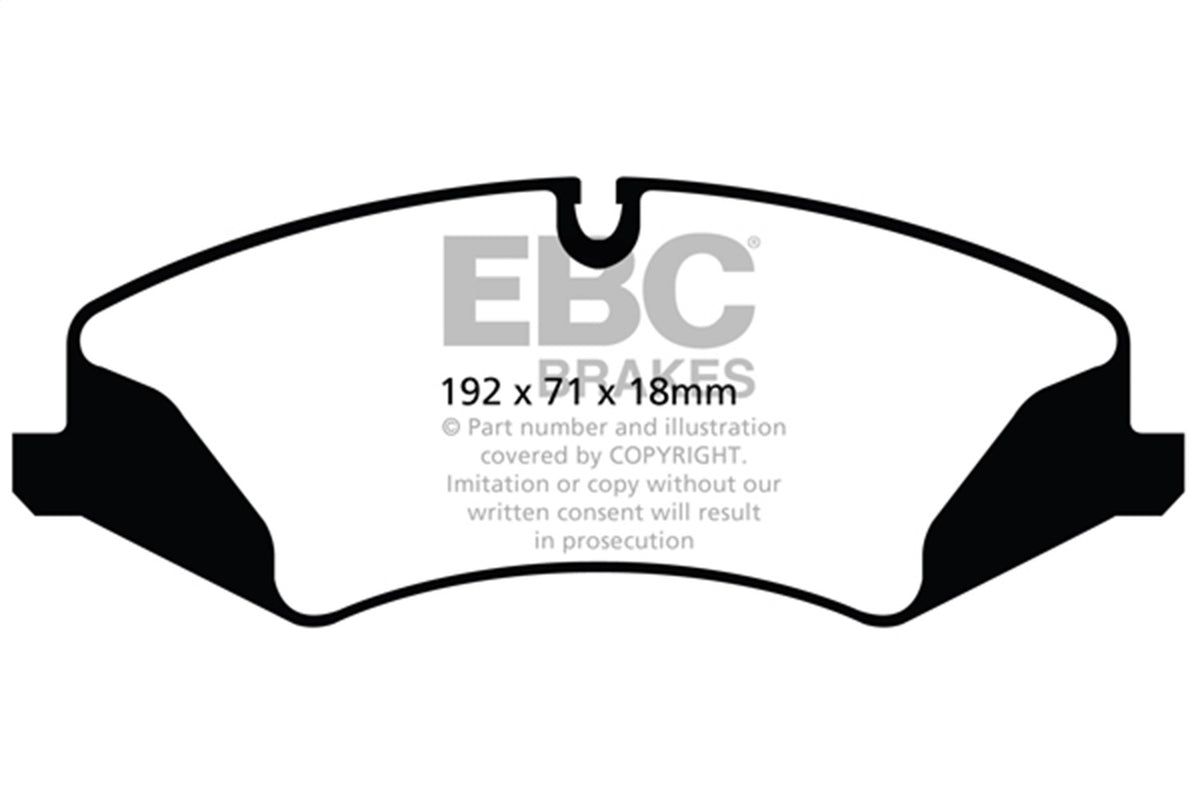 EBC Brakes - 6000 Series Greenstuff Truck/SUV Brakes Disc Pads - DP62123