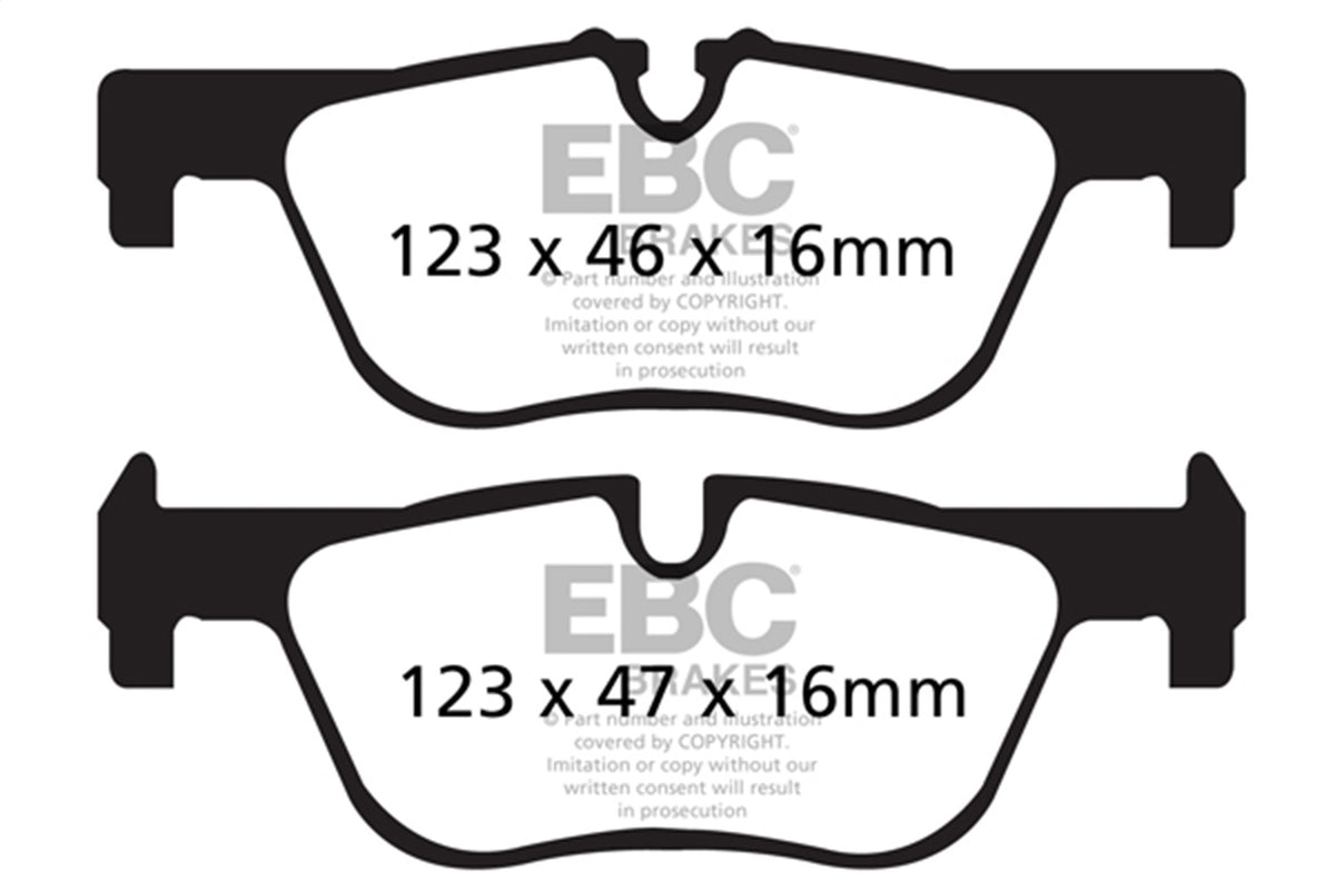 EBC Brakes - Yellowstuff Street And Track Brake Pads - DP42132R