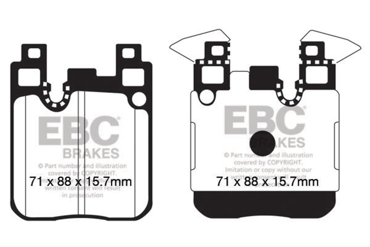 EBC Brakes - Yellowstuff Street And Track Brake Pads - DP42133R