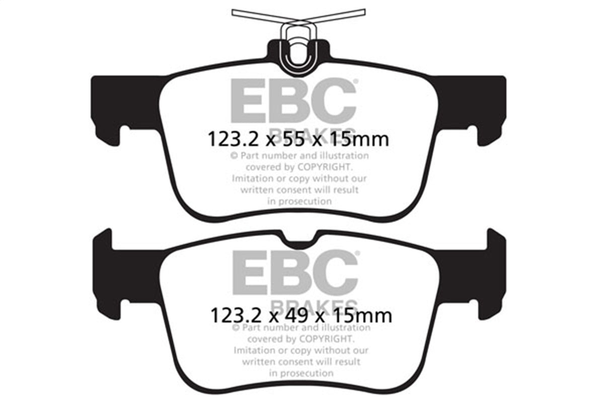 EBC Brakes - 6000 Series Greenstuff Truck/SUV Brakes Disc Pads - DP62160