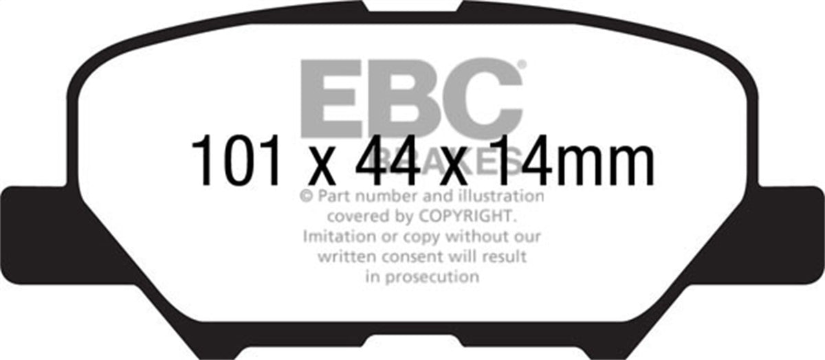EBC Brakes - Truck/SUV Extra Duty Brake Pads - ED92171