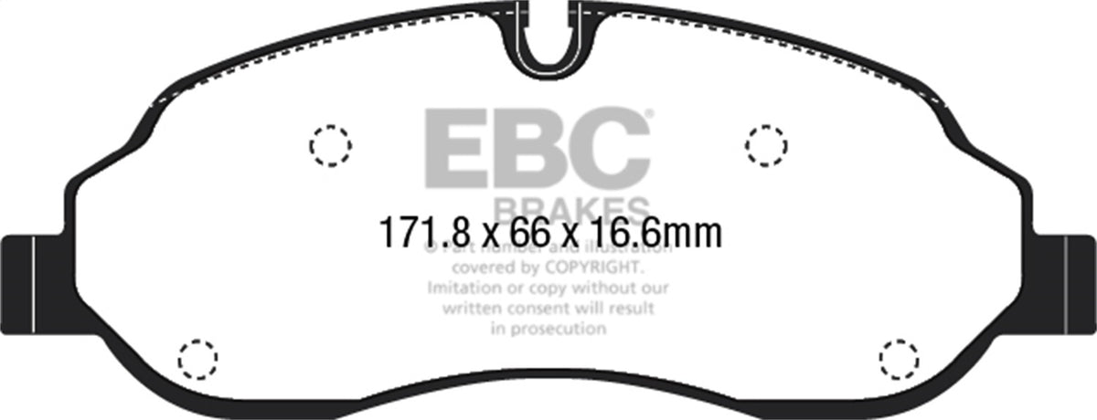 EBC Brakes - Yellowstuff Street And Track Brake Pads - DP42221R