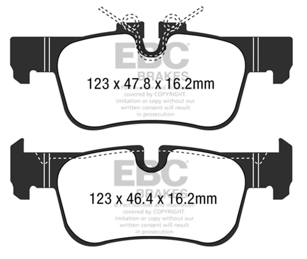 EBC Brakes - Bluestuff B Super/Street And Trackday Brake Pads - DP52235B