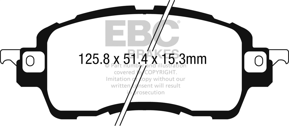 EBC Brakes - Yellowstuff Street And Track Brake Pads - DP42275R