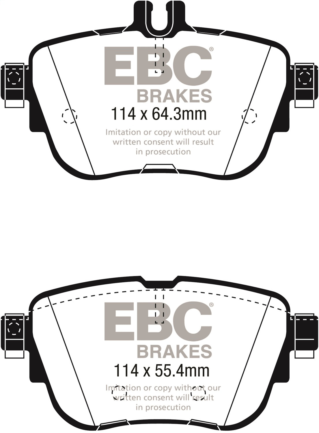EBC Brakes - Yellowstuff Street And Track Brake Pads - DP42297R