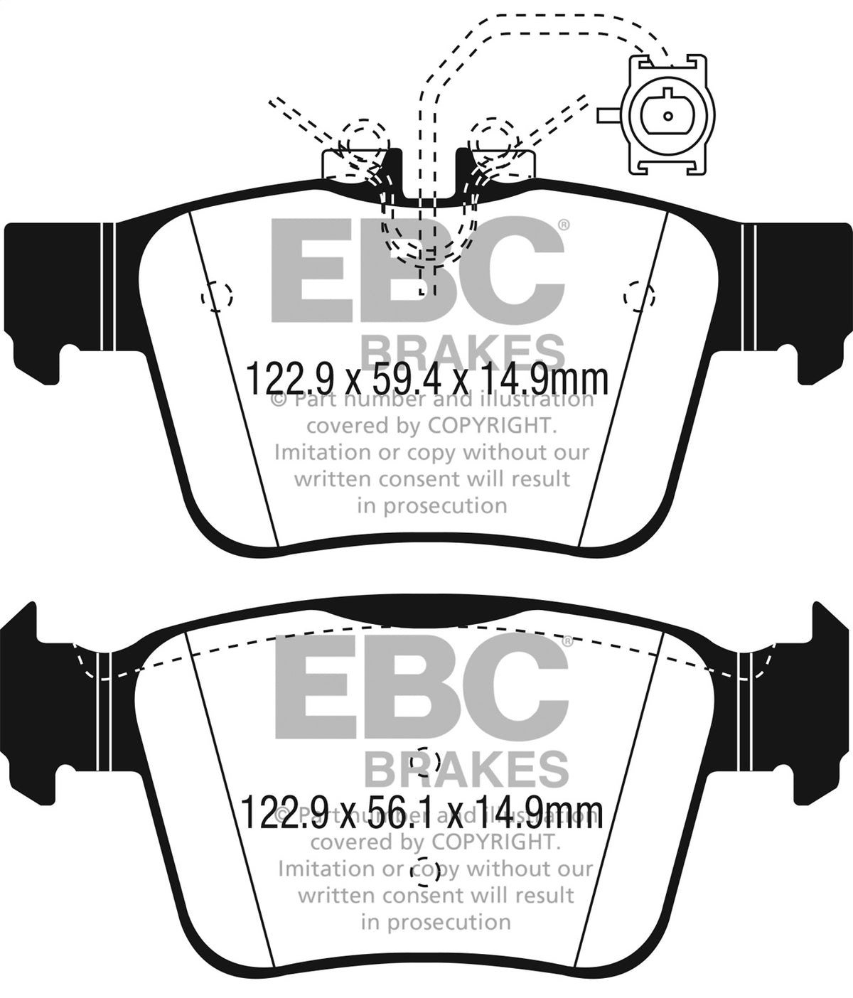 EBC Brakes - Yellowstuff Street And Track Brake Pads - DP42315R