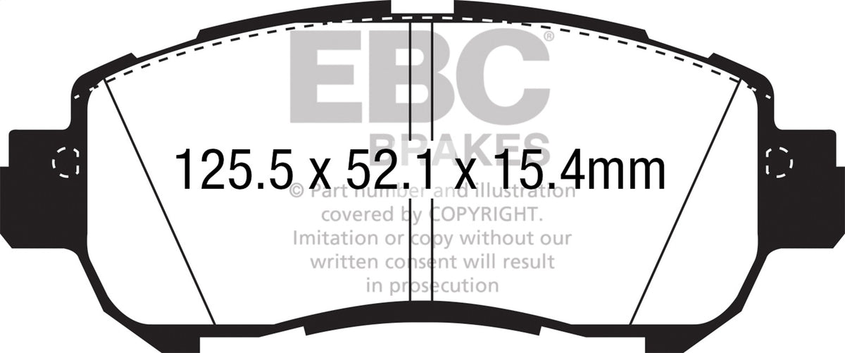 EBC Brakes - Yellowstuff Street And Track Brake Pads - DP42346R