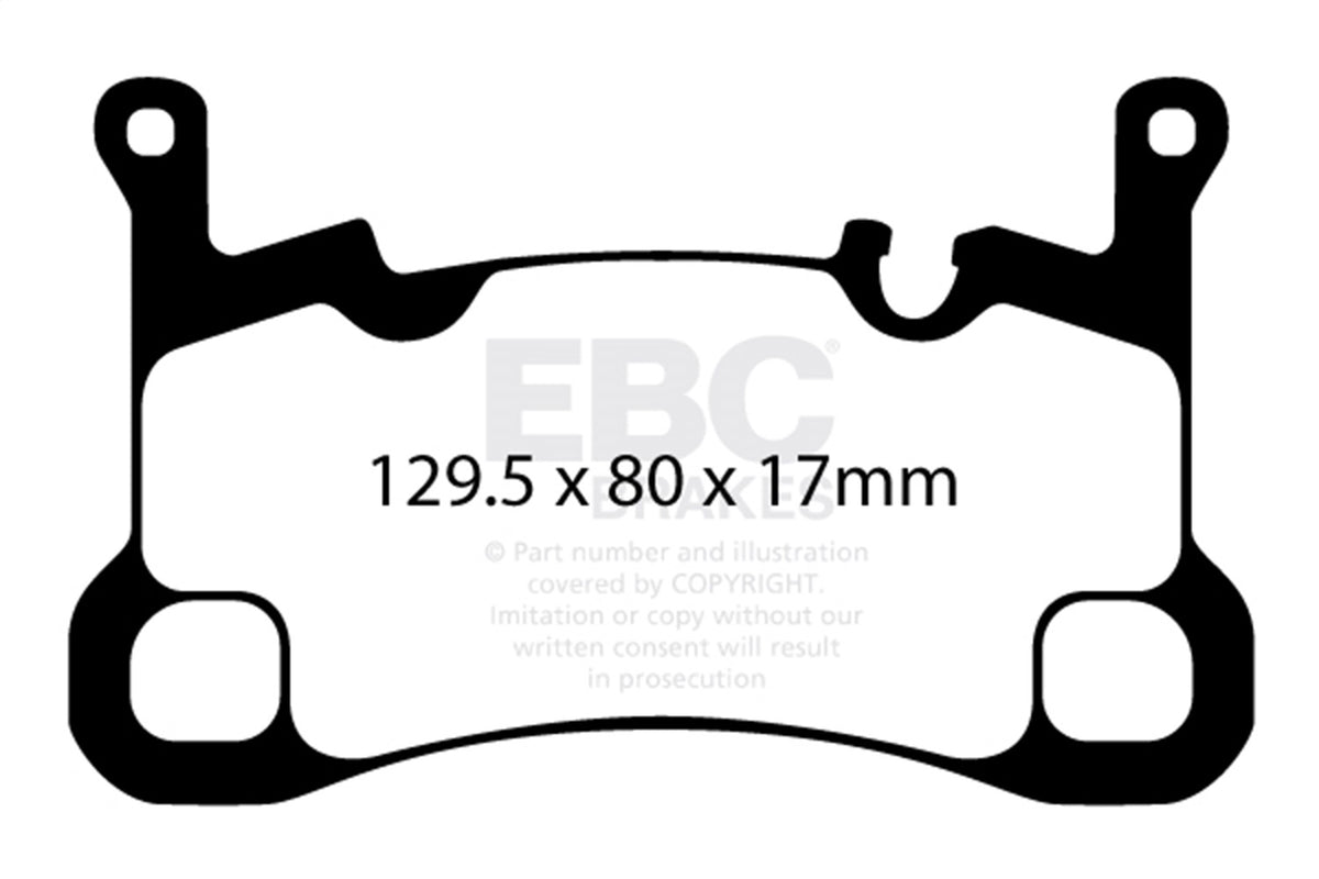 EBC Brakes - Yellowstuff Street And Track Brake Pads - DP42380R