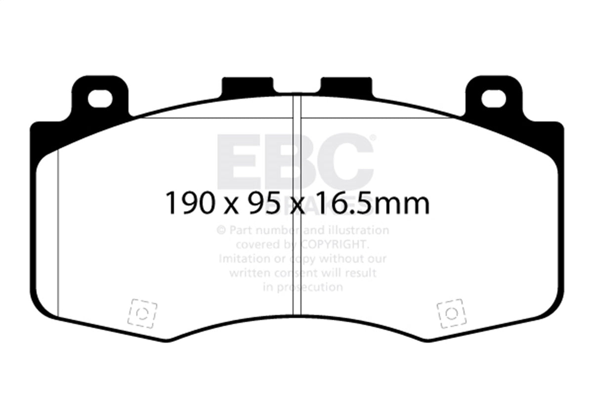 EBC Brakes - Yellowstuff Street And Track Brake Pads - DP42400R