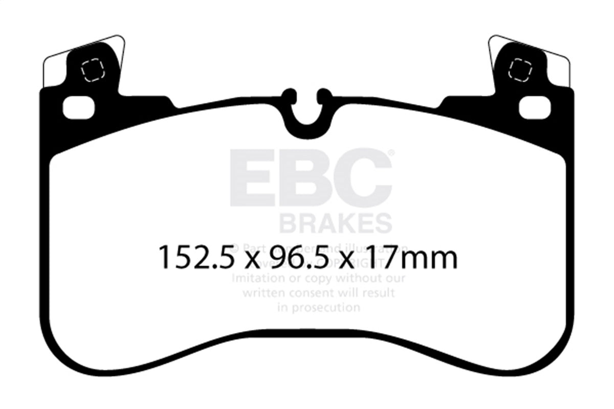 EBC Brakes - 6000 Series Greenstuff Truck/SUV Brakes Disc Pads - DP62401