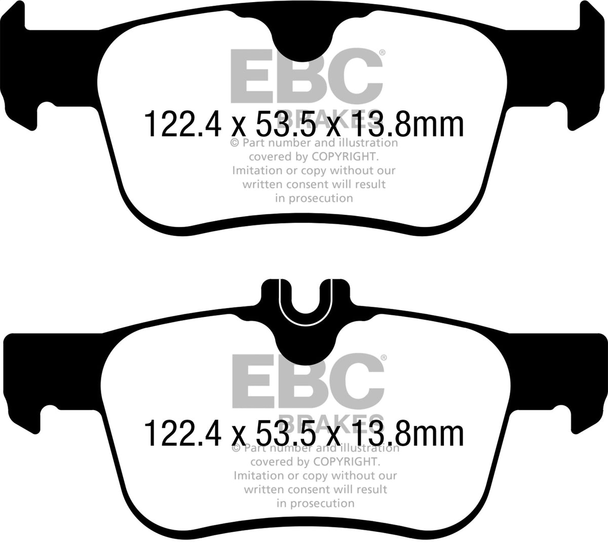 EBC Brakes - Greenstuff 2000 Series Sport Brake Pads - DP22402
