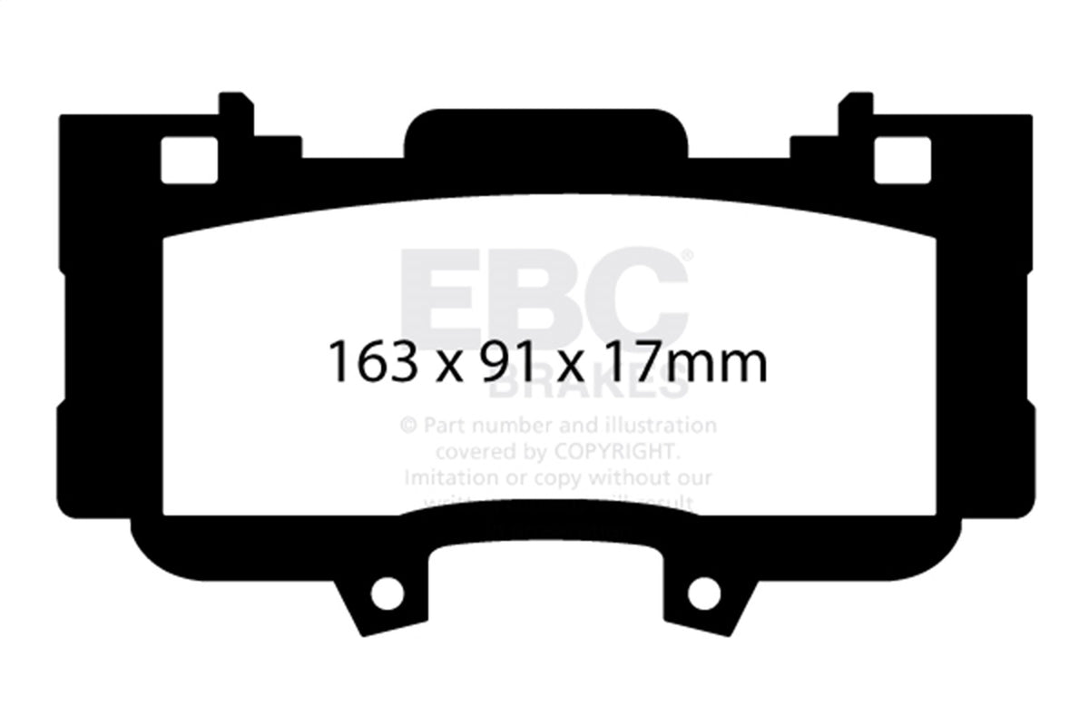 EBC Brakes - Bluestuff NDX Full Race Brake Pads - DP53042NDX